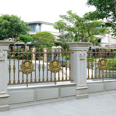 新中式小庭园护栏设计